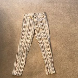 american eagle striped jeans